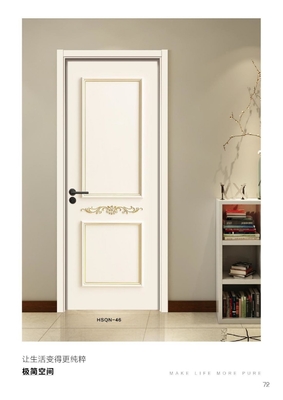WPC Interior Door 45mm Thickness Waterproof Fire Retardant