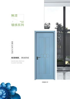 Large Sized WPC Hollow Door With Customizable Veneer 2500mm Max X 1100mm X 45mm