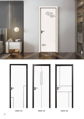 Classic Design Style Interior WPC Door For Bedroom Hall And Hotel With Customized Special Function