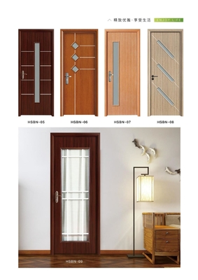Large Sized WPC Hollow Door With Customizable Veneer 2500mm Max X 1100mm X 45mm