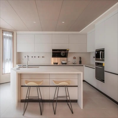 Deluxe Design Modern Wood Kitchen Cabinets Custom Crafted Home Furniture