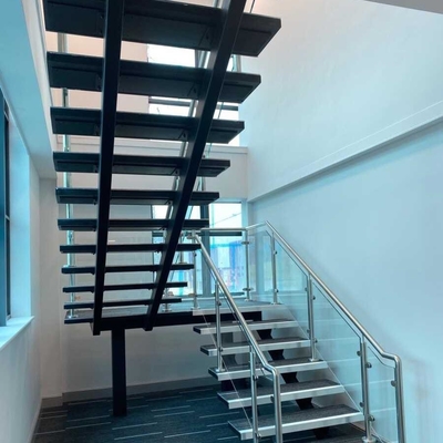 Modern and Sleek Glass and Stainless Steel Handrail