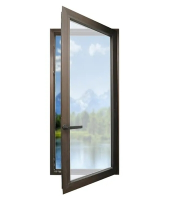 UV Protected 65mm/55mm Casement Aluminum Window With Screw Fixing