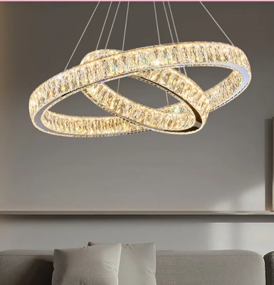 Fashionable Modern Living Room Hanging Lights Color Adjustable