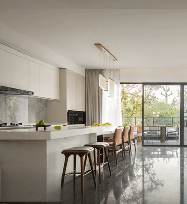 Sleek Unique Design Commercial Kitchen Cupboards High Durability