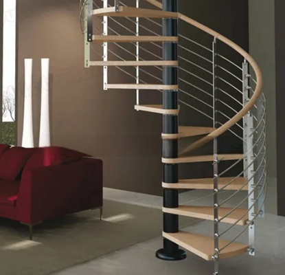 High Durability Metal And Glass Banister SS Railing With Glass Mirror Polished