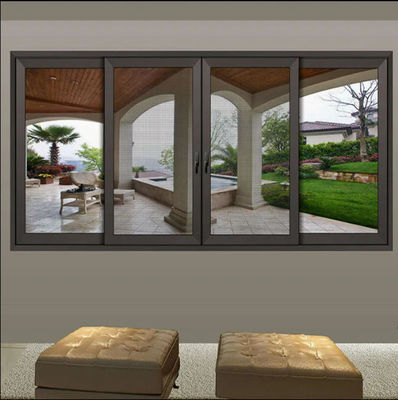 Aluminum Window For Easy Access And Smooth Operation With Horizontal Opening Pattern