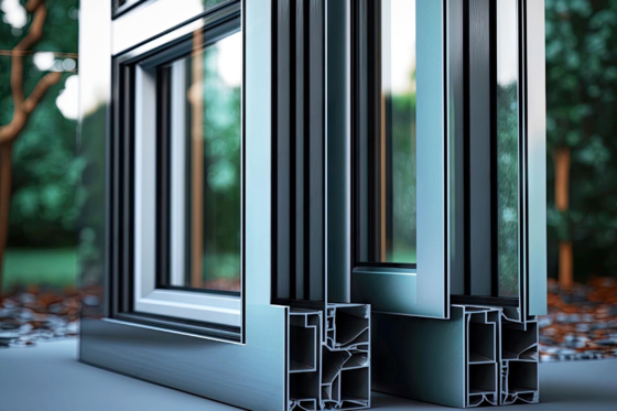 Modern Aluminum Sliding Window with Stainless Steel Hardware