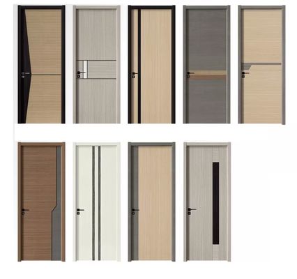 Custom WPC Door 45mm Thick Waterproof Termite Proof