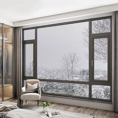 Modern Aluminum Sliding Window with Enhanced Privacy Light Control and 15 Years Life Span