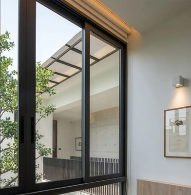 UV Proof Customizable Contemporary Aluminium Windows Horizontal Push Sliding