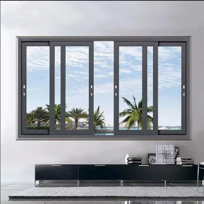 Aluminum Window For Easy Access And Smooth Operation With Horizontal Opening Pattern