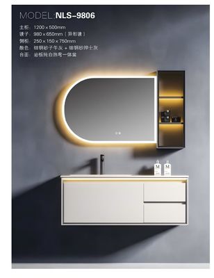 Modern Double Bowl Bathroom Sink with 304 Stainless Steel Bracket