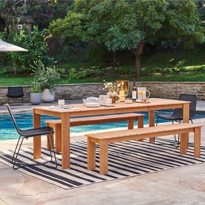 Modern Outdoor Furniture Set with UV-Resistant PE Rattan, Easy Assembly
