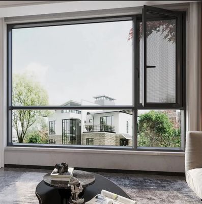 Customized Color Modern Aluminum Window with Sliding Opening Pattern and 15 Years Life Span